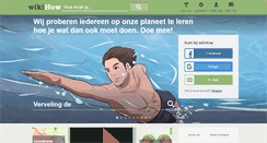 Desktop Screenshot of nl.wikihow.com